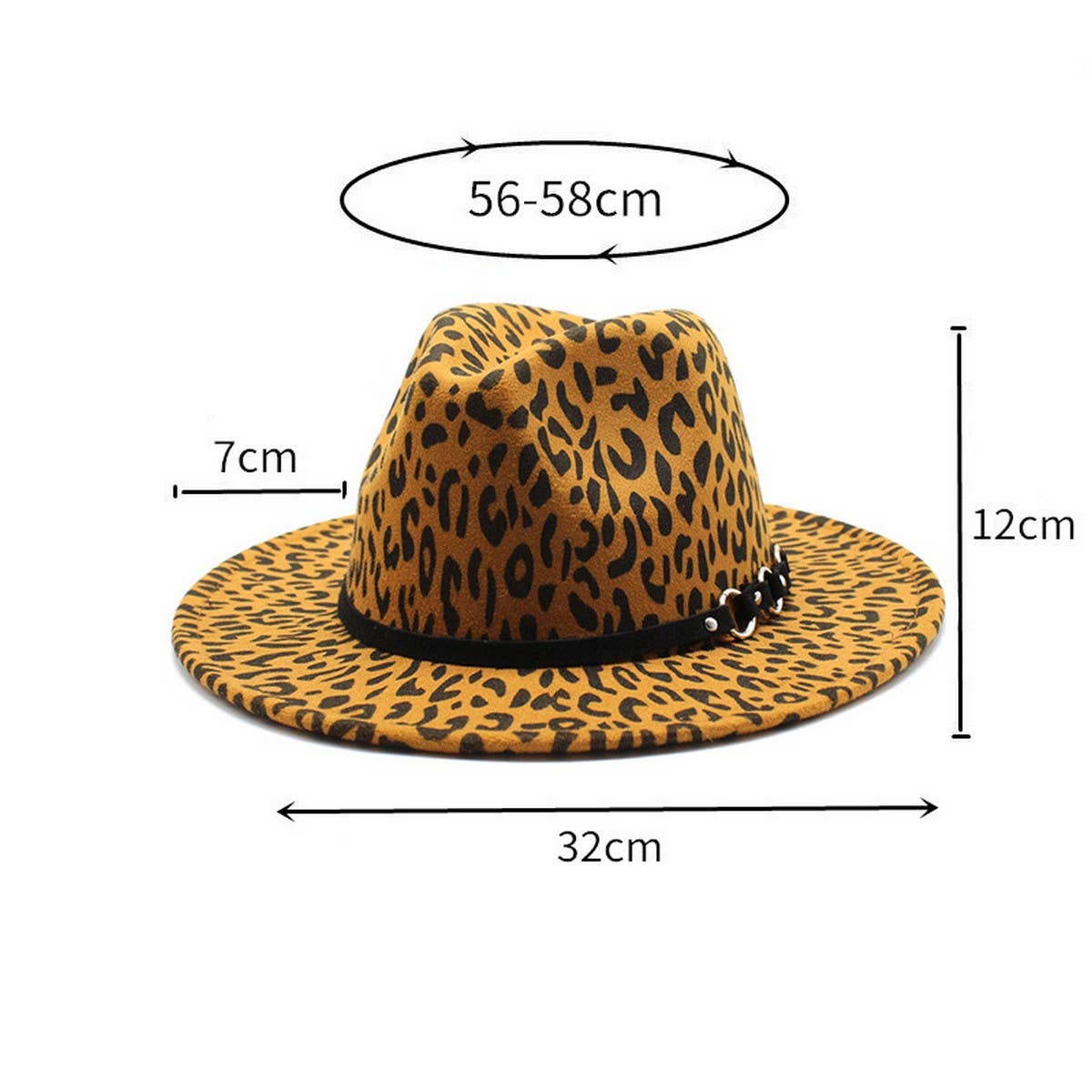 WOOLEN HAT WITH WIDE BRIM GENTLEMAN'S JAZZ HAT_CWAH2574