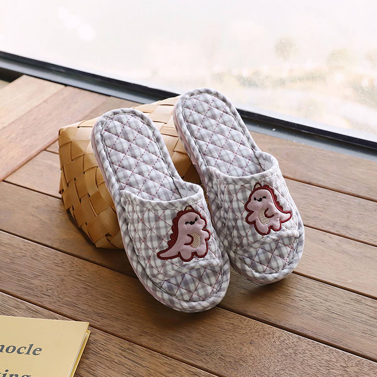Thick Cotton Couple Slippers with Non-Slip Sole