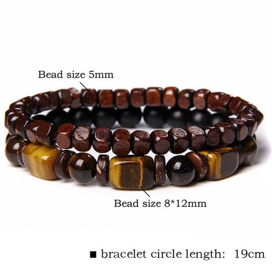 CWAJE3880_FACETED STONE BRAIDED COMBINATION BRACELET