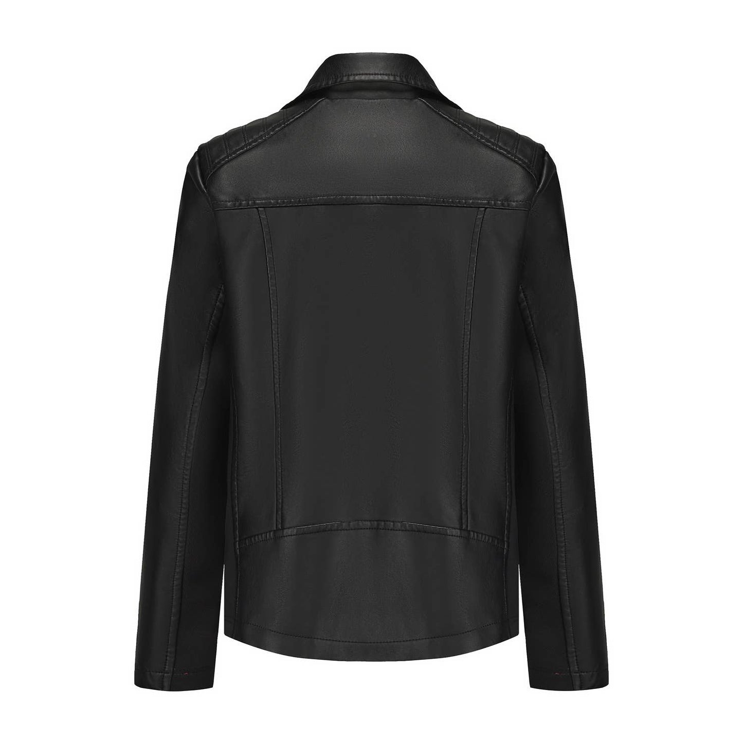 Short jacket knitted patchwork stretch coat