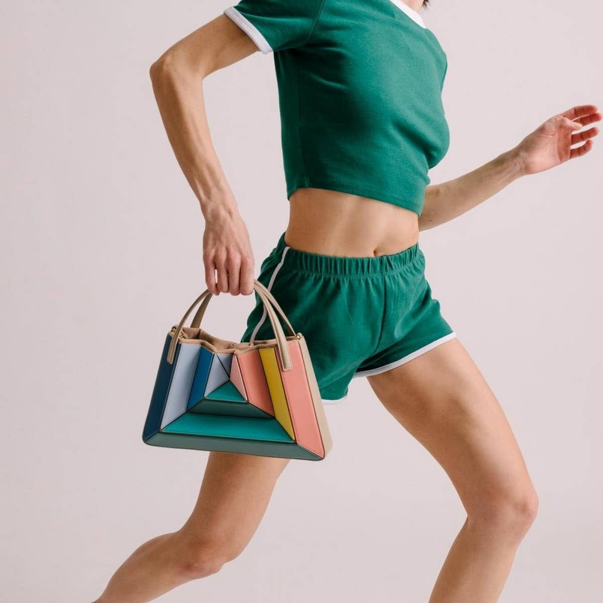 CONTRAST COLOR PATCHWORK DRAWSTRING HANDBAG_CWAB1928