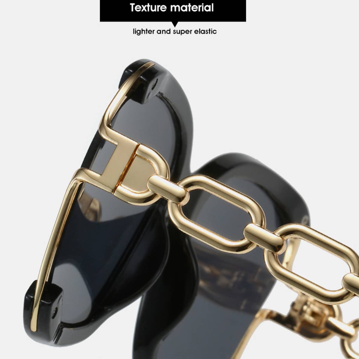 BIG FRAME CHAIN FASHION METAL SUNGLASSES_UV400_CWASG0276