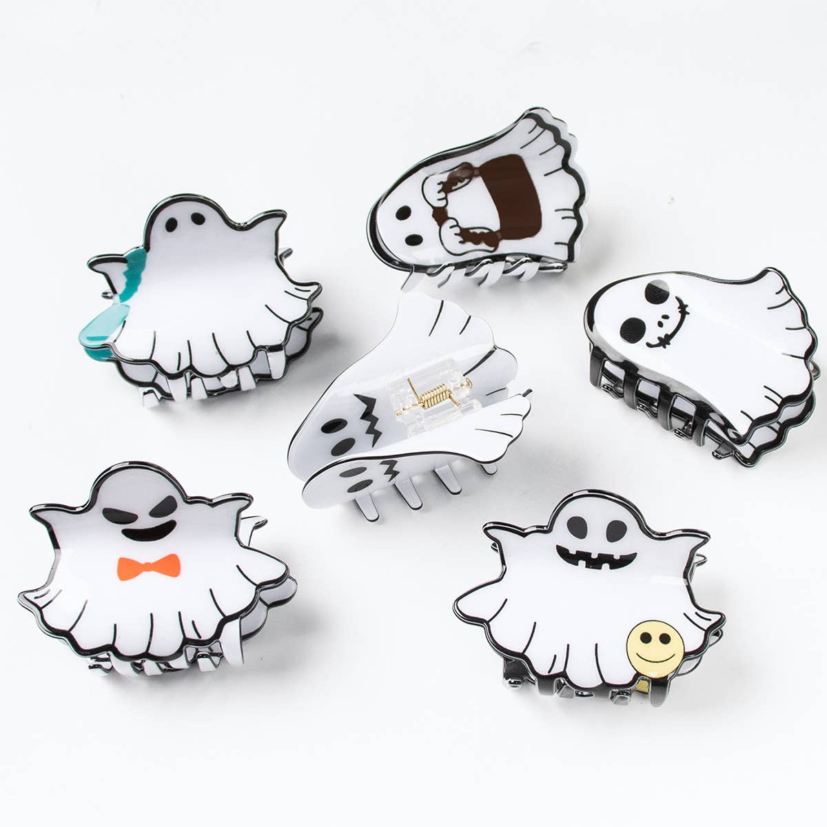 HALLOWEEN HORROR GHOST WHITE IMP HAIRPIN