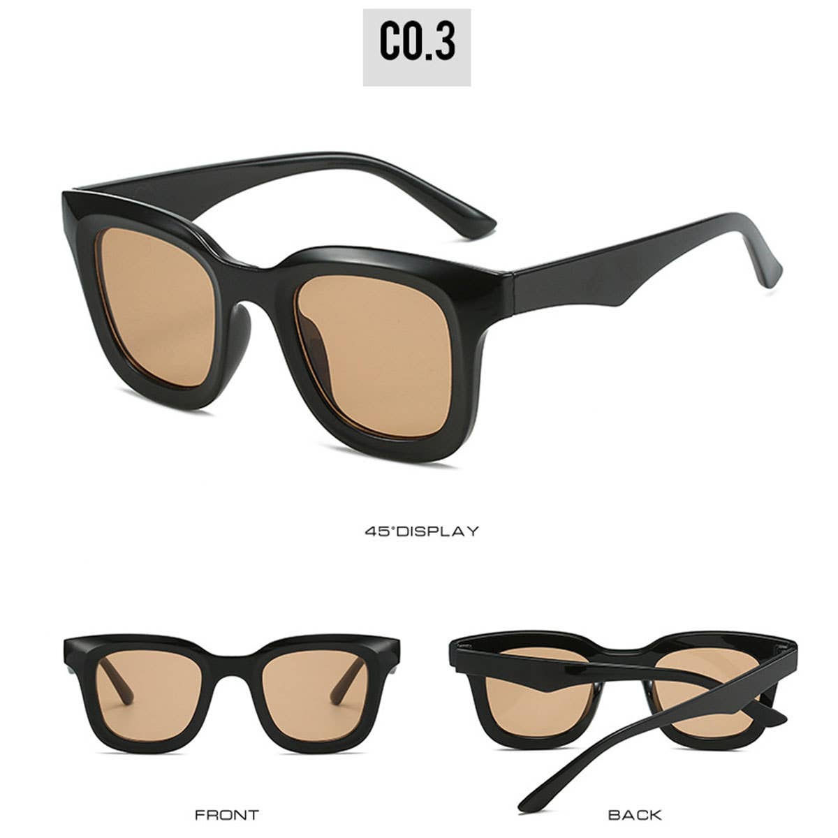 WIDE FRAME DANDY SUNGLASSES