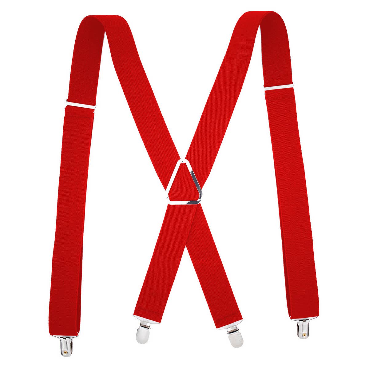 SOLID COLOR ELASTIC ADULT SUSPENDER CLIP_CWMM1110