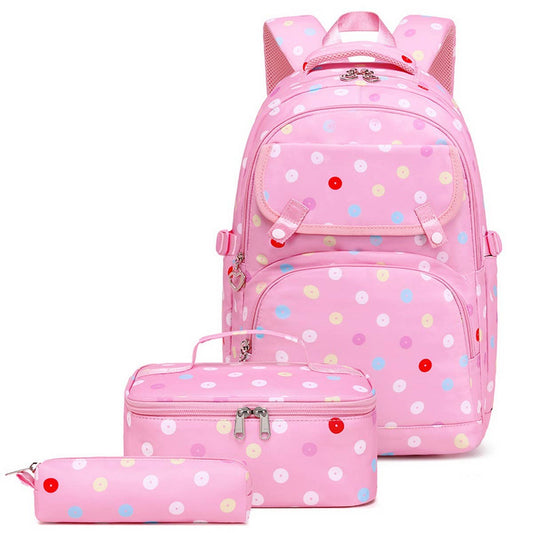 Backpacks for School, Polka Dot Kids Backpack_CWAB5476