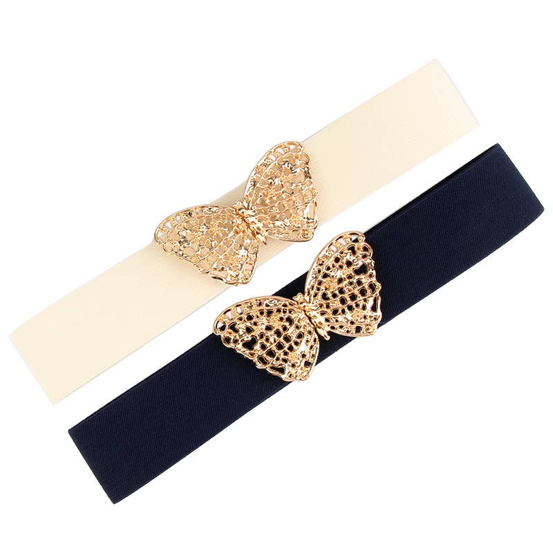 Fashionable and versatile Butterfly stretch belt