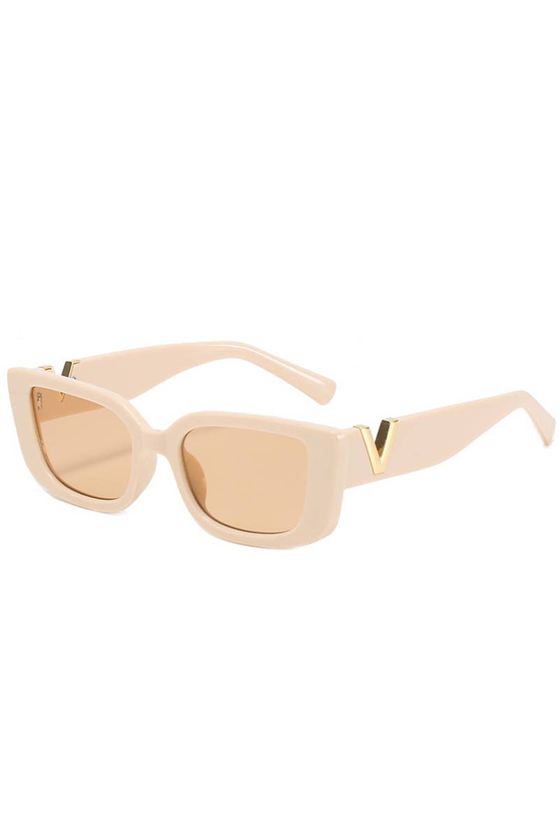 WIDE FRAME CAT EYE FASHION SUNGLASSES