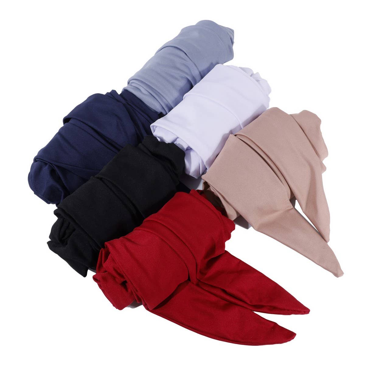 ETHNIC STYLE ELASTIC RIBBON PULLOVER HEADSCARF