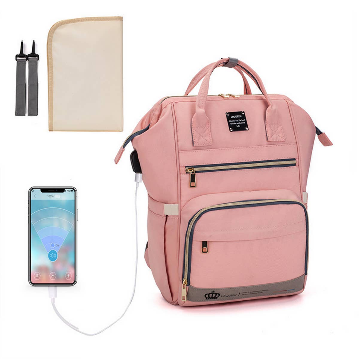 2024 NEW STYLE BACKPACK MOTHER AND BABY BAG_CWAB2231