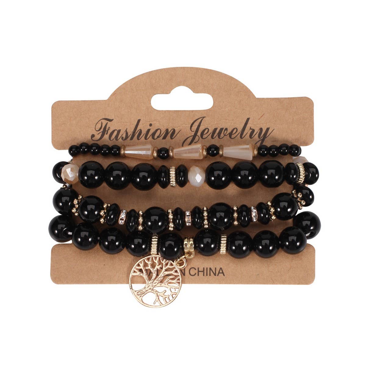 CWAJE05712_BOHO TREE OF LIFE PENDANT LAYERED BRACELET