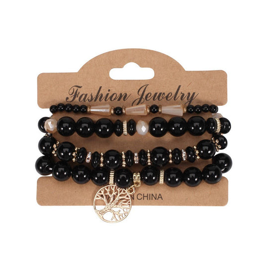 CWAJE05712_BOHO TREE OF LIFE PENDANT LAYERED BRACELET