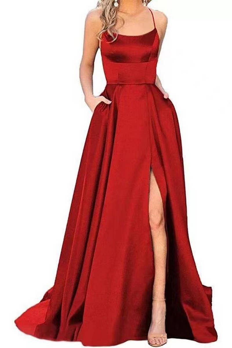 CWDMD5389_NEW SLEEVELESS EVENING GOWN WITH SMALL TRAIN