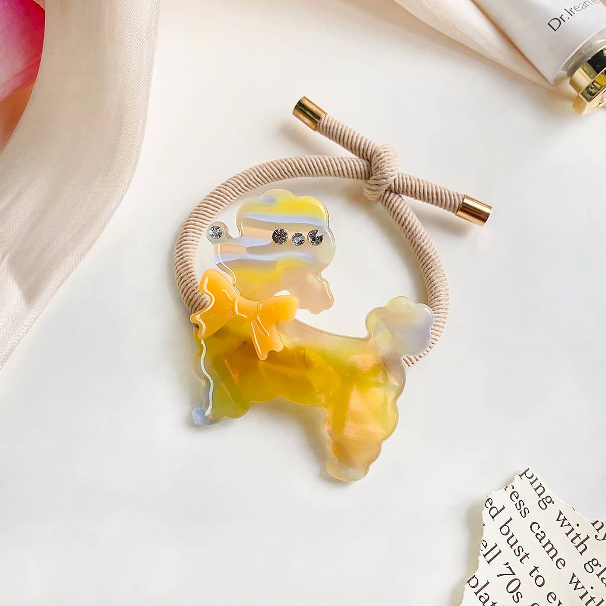 NEW PUPPY HIGH ELASTIC PONYTAIL HAIR TIE_CWAHA1094