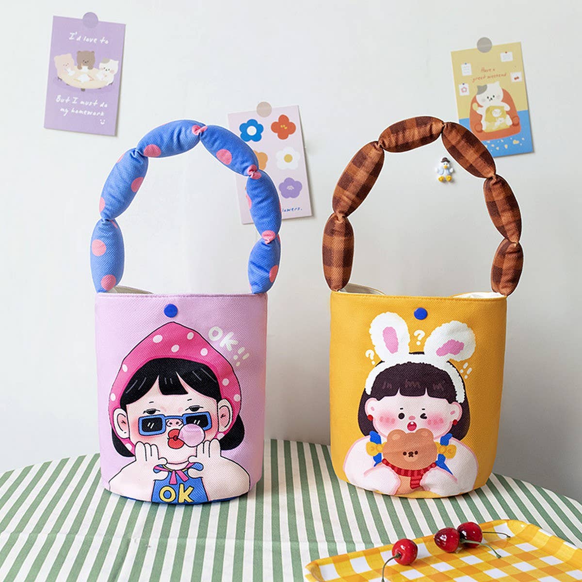 Cozy Padded Cartoon Handbag ? Kids Gift_CWAB5591