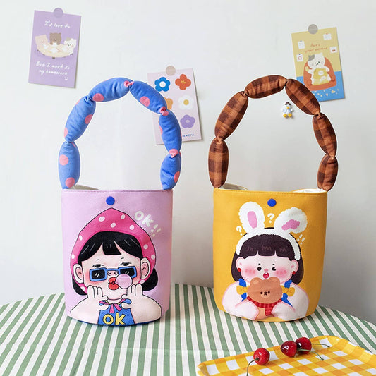Cozy Padded Cartoon Handbag ? Kids Gift_CWAB5591