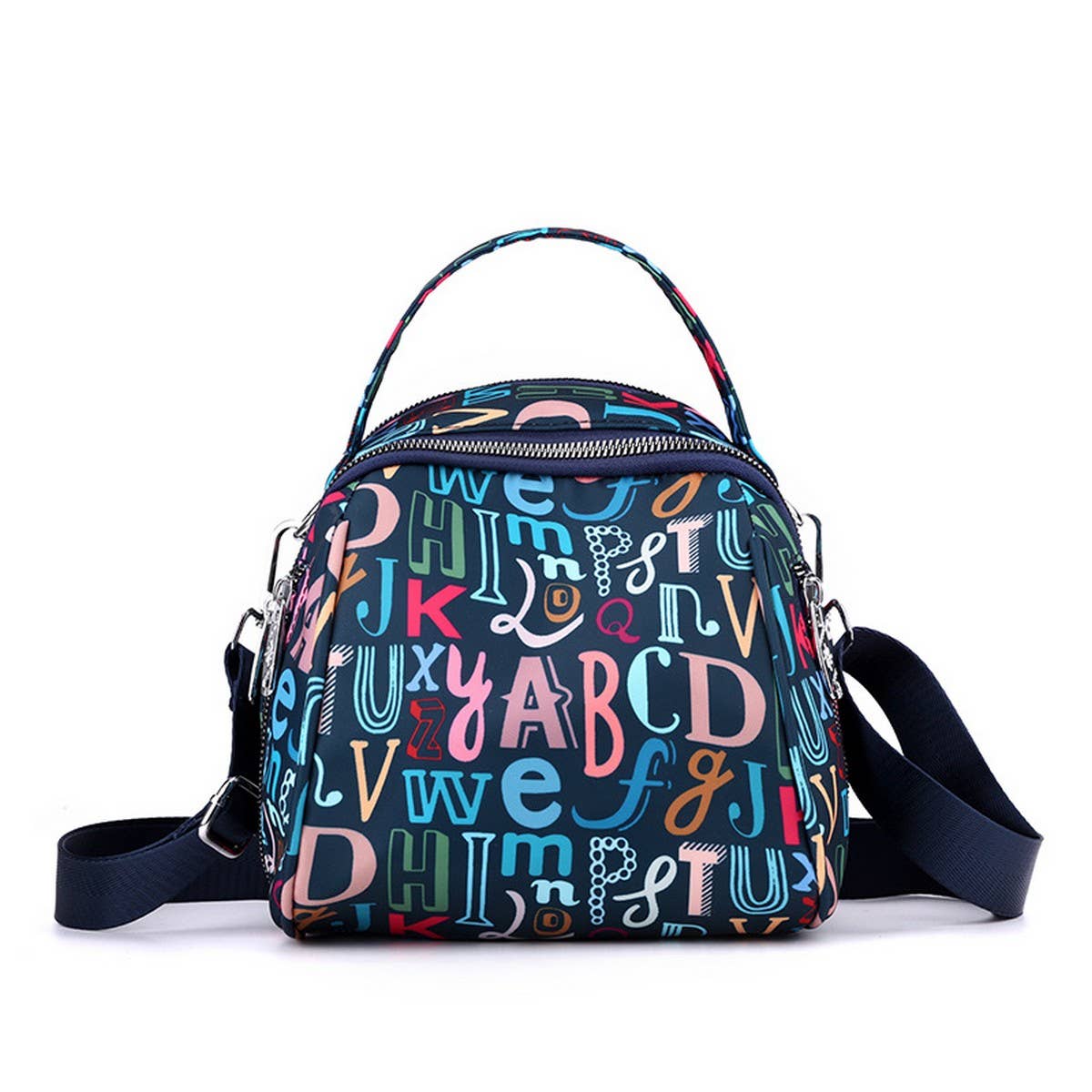 NYLON LARGE CAPACITY SHOULDER MESSENGER BAG_CWAB3488