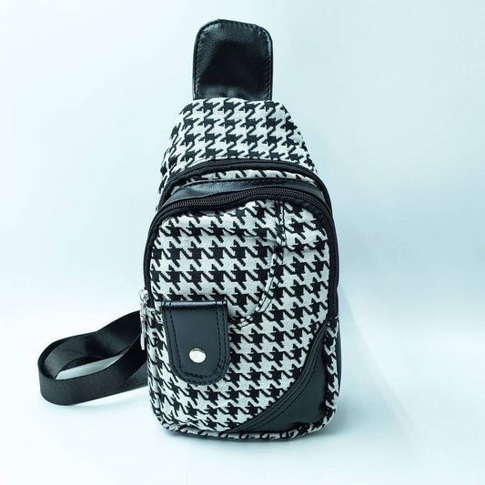 CASUAL PLAID ONE SHOULDER MESSENGER BAG_CUAB0023