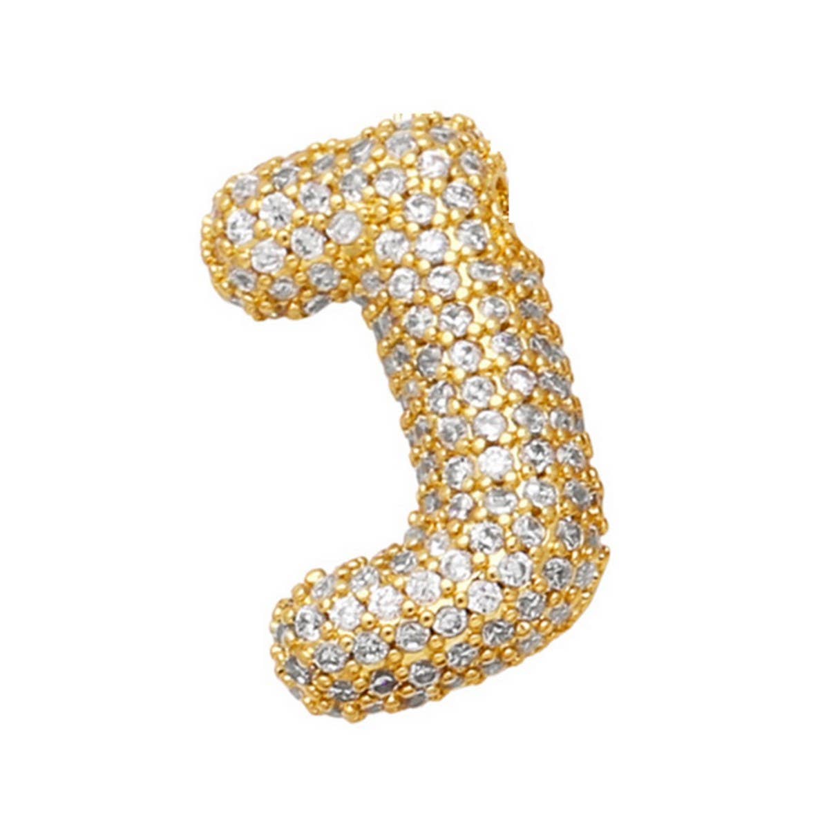 Copper Zirconia Pendant Necklace - Hip Hop