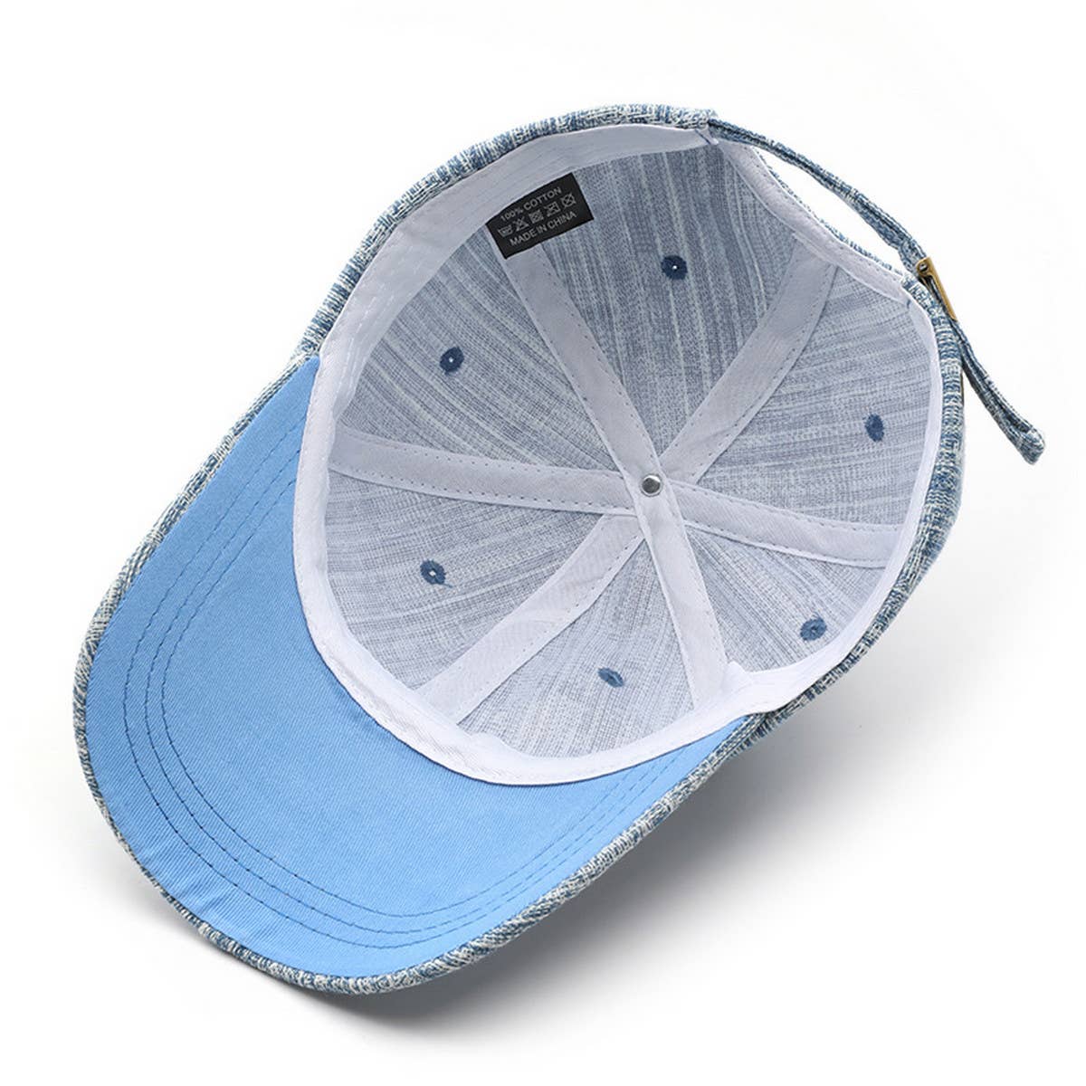 CWAH3210_VINTAGE DENIM SUN PROTECTION BASEBALL CAP