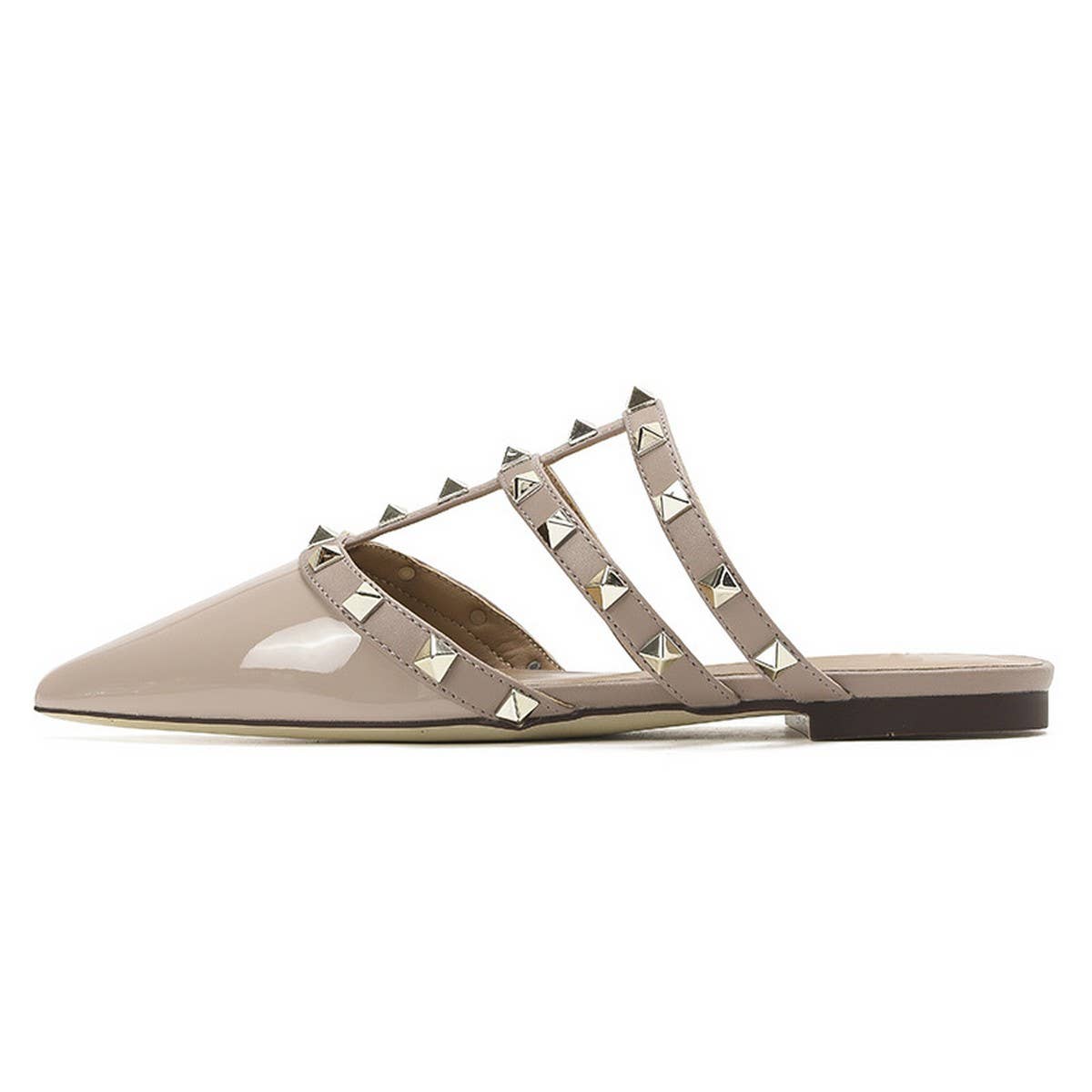 FASHIONABLE POINTED FLAT SOLE SANDALS