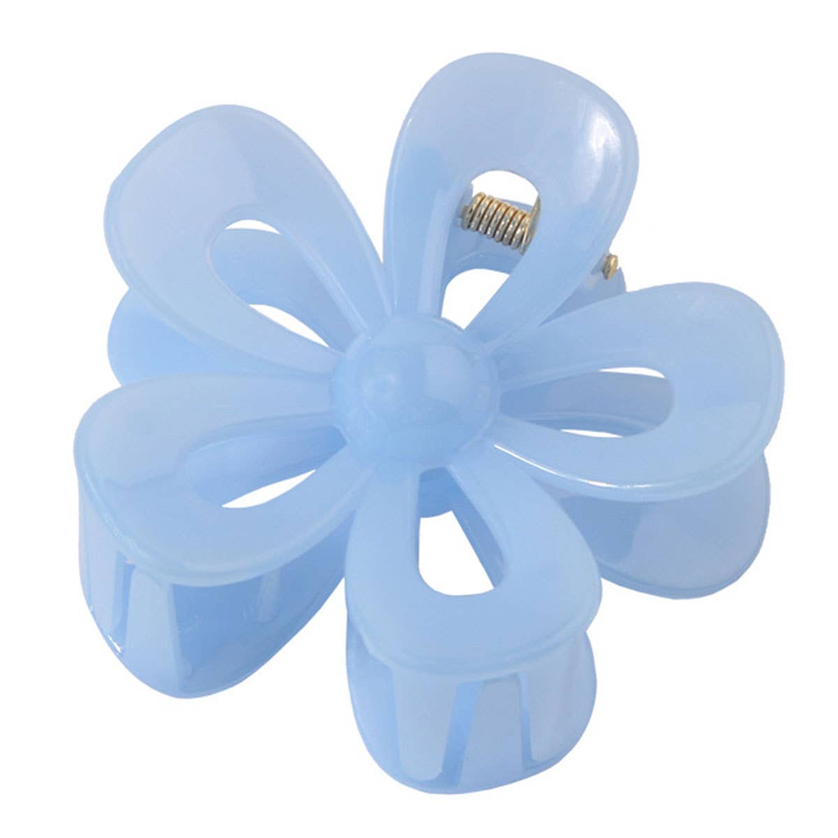Matte Acrylic Flower Hair Claw Clip for Women_CWAHA0404