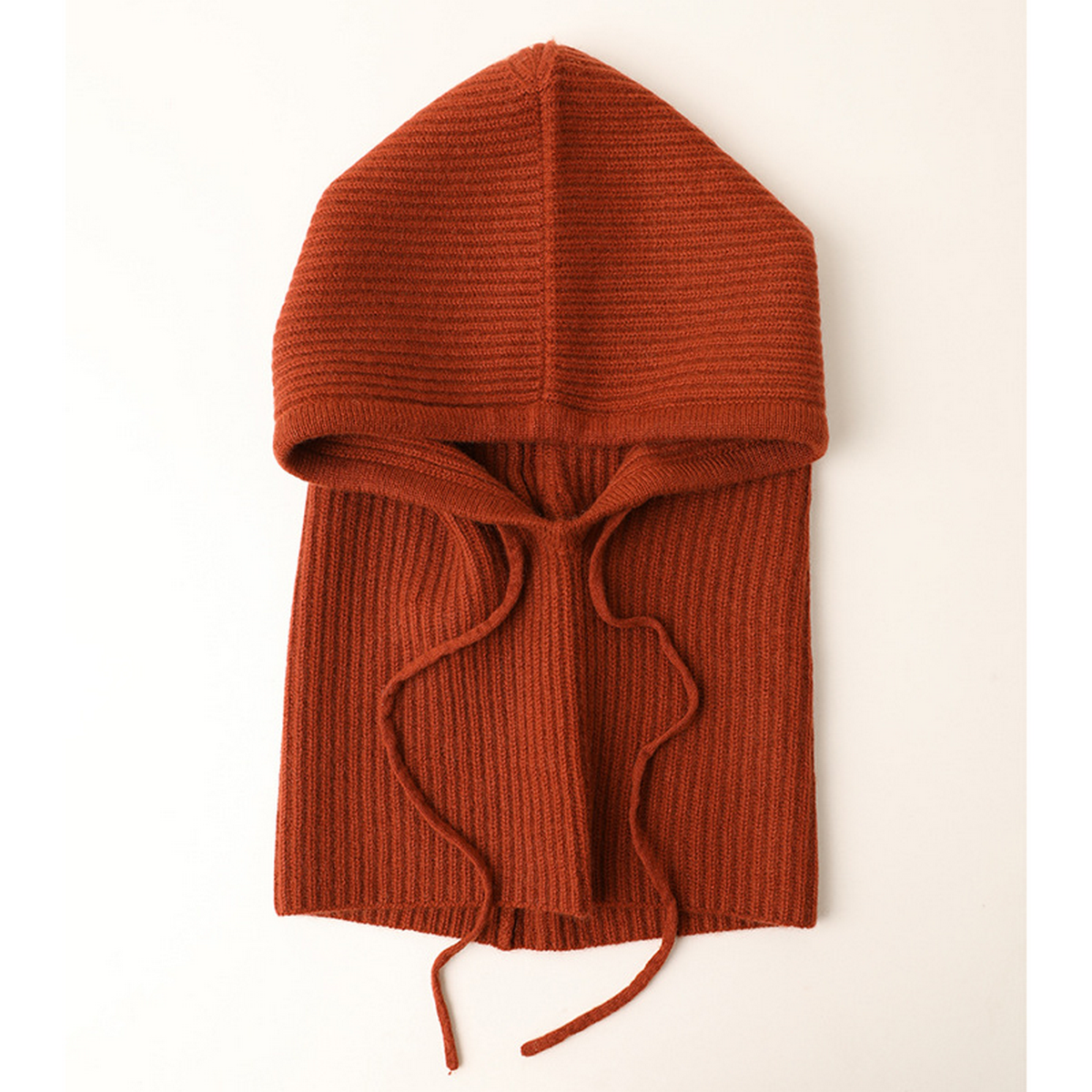 Cashmere Balaclava Hat ??Knit Hood Scarf for Her_CWAH3994
