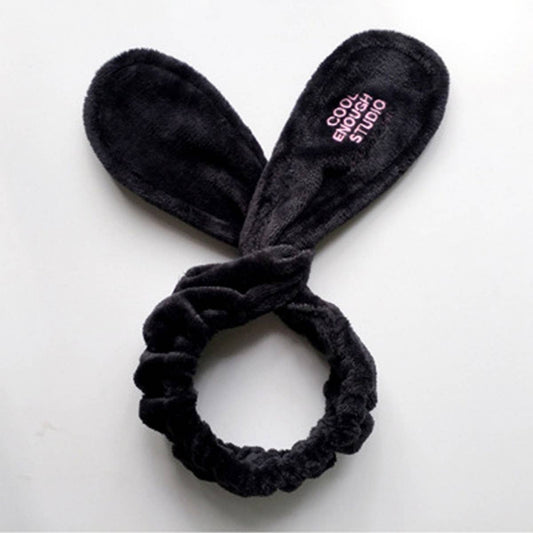 EMBROIDERED BUNNY EARS HEADBAND