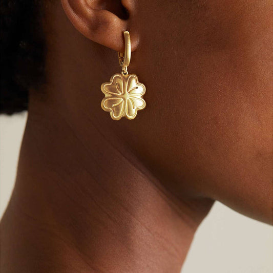 HIGH-END LOVE FOUR-LEAF CLOVER EARRINGS