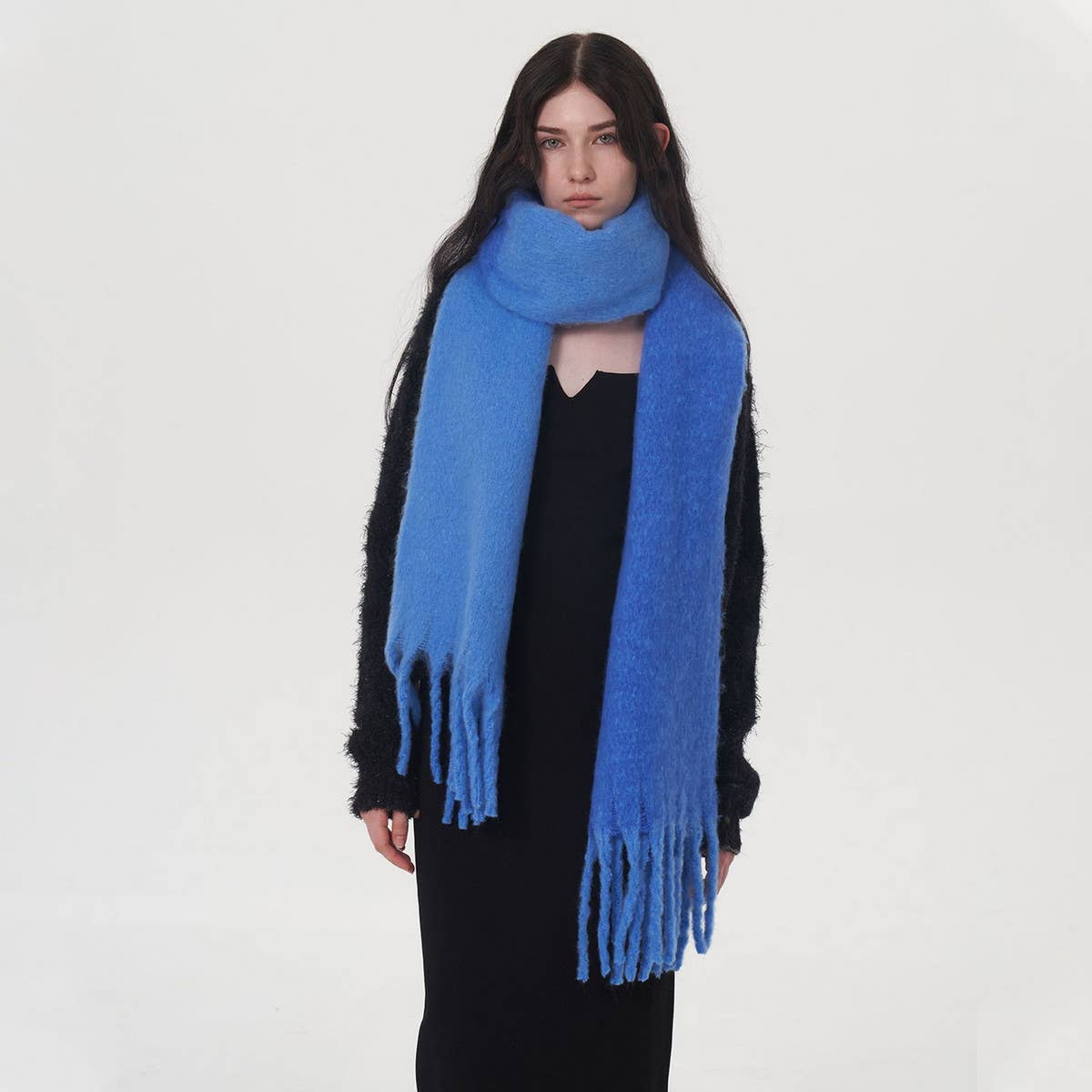 Autumn Winter Double-Color Faux Cashmere Scarf_CWASC0329