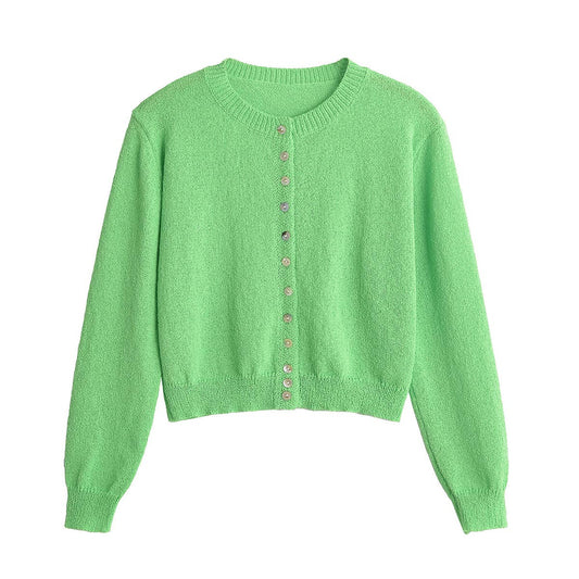 SLIM-FIT HOTTIE KNIT CARDIGAN THIN JACKET