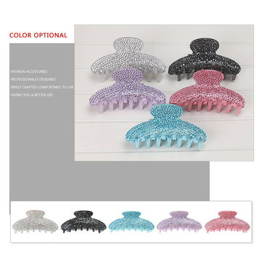 FULL DIAMOND ACRYLIC GRAB CLIP DIAMOND SHARK CLIP