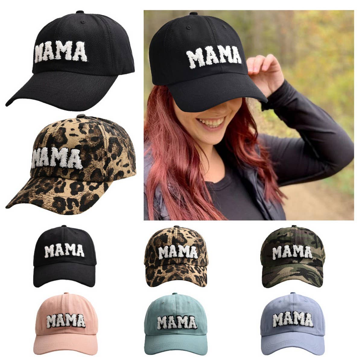 MAMA  Baseball Cap -Sun Protection Parent-Child Hat CWAH1217
