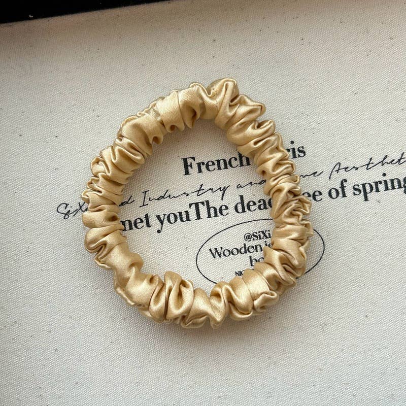 French-style fine hair rope made of mulberry silk