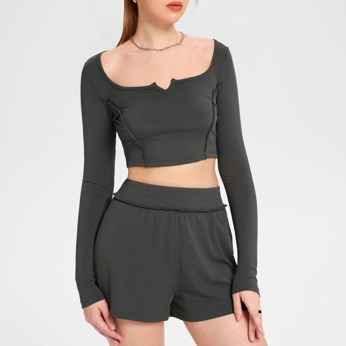 MINIMALIST CASUAL STYLE SOLID COLOR HOME SET