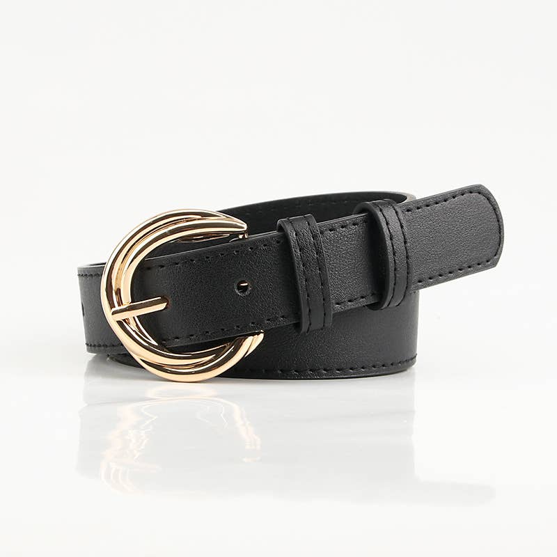 Fashionable versatile and simple alloy belt