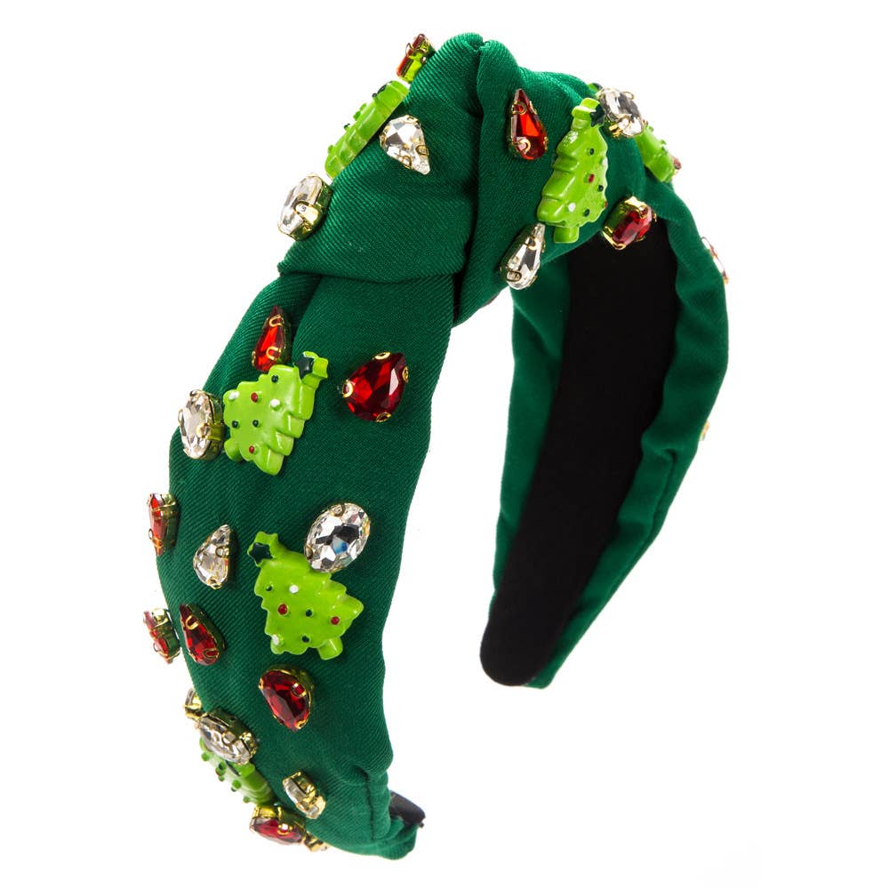 CHRISTMAS HEADBAND LADY CHRISTMAS TREE