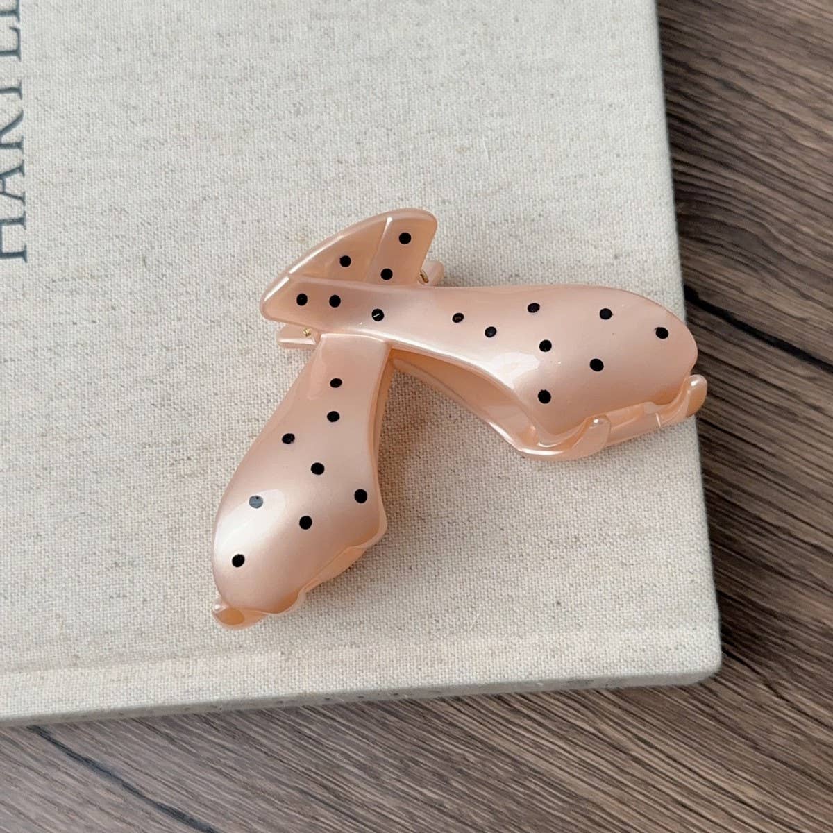 FRENCH POLKA DOT NEW HIGH-END HAIR CLIP