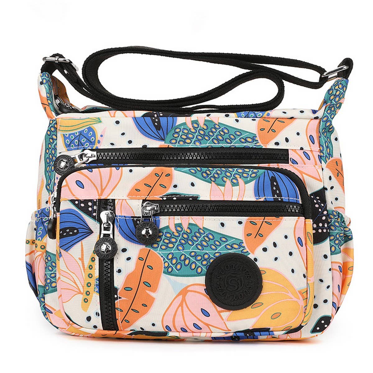 FASHION PRINTED NYLONCANVAS SHOULDER CROSSBODY BAG_CWASC1781