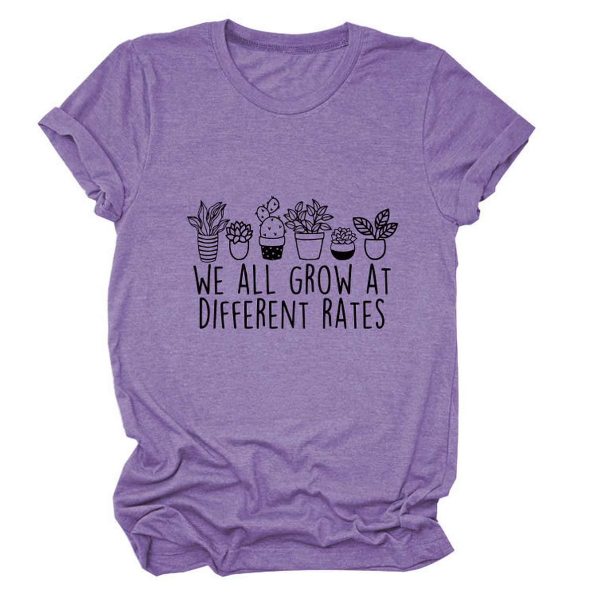 Printed Crew Neck Tee, We All Grow Graphic_CWTTS1493