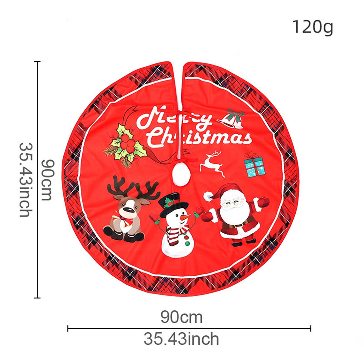 CWMM9409_CREATIVE PRINTED CHRISTMAS TREE BASE ORNAMENTS