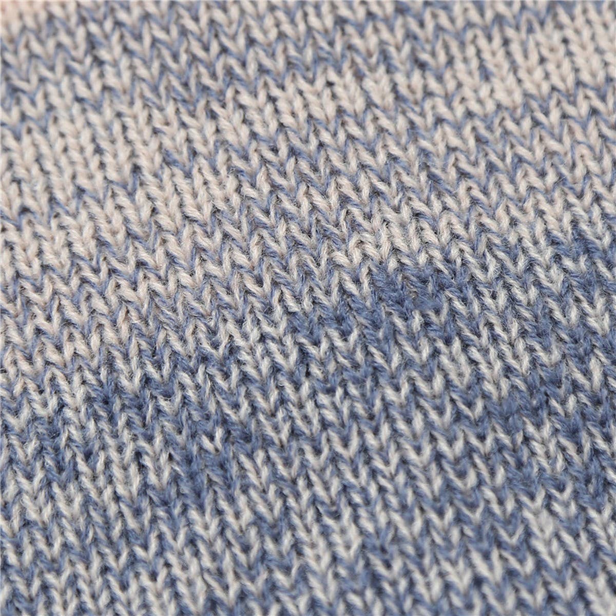 WINTER THICK GRADIENT WOOL KNITTED SCARF FOR WOMEN