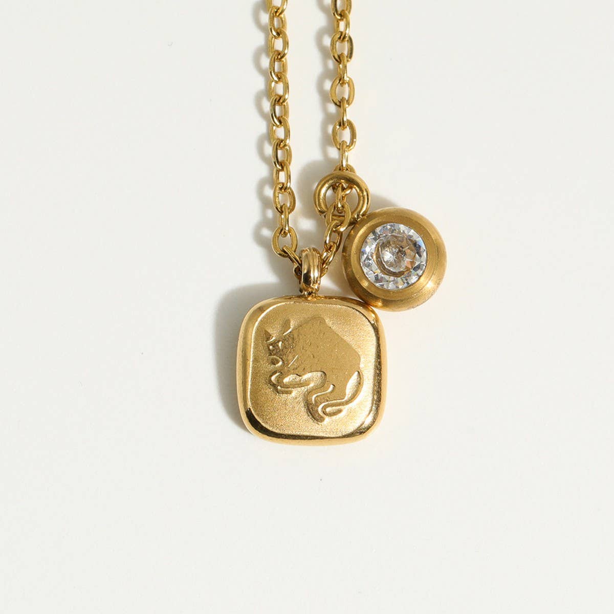 NEW RETRO 12 ZODIAC SIGN PENDANT NECKLACE