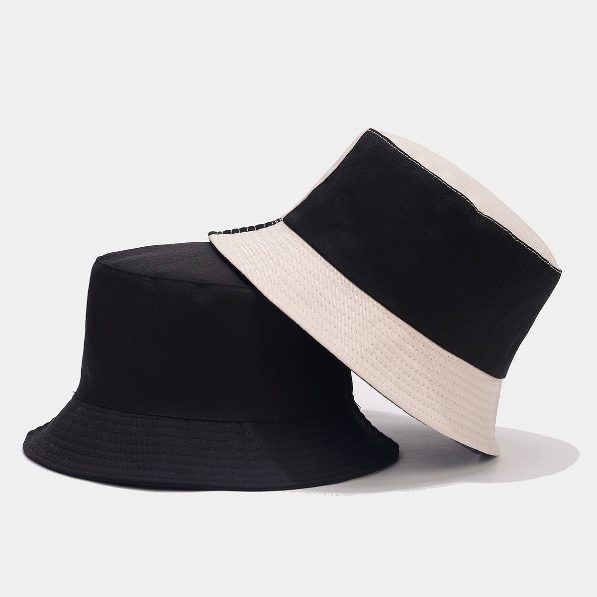 OUTDOOR SUN VISOR SPLICING BUCKET HAT_CWAH1635