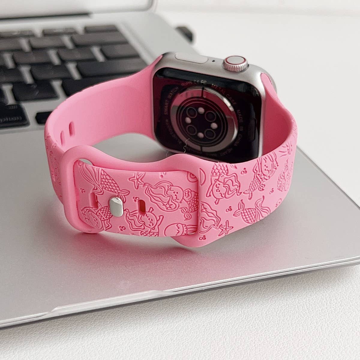 APPLE WATCH ULTRAS9S8 ENGRAVED MERMAID STRAP_CWWW0056