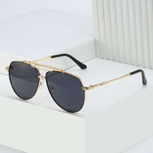 LARGE LENS AVIATOR SUNGLASSES UNISEX