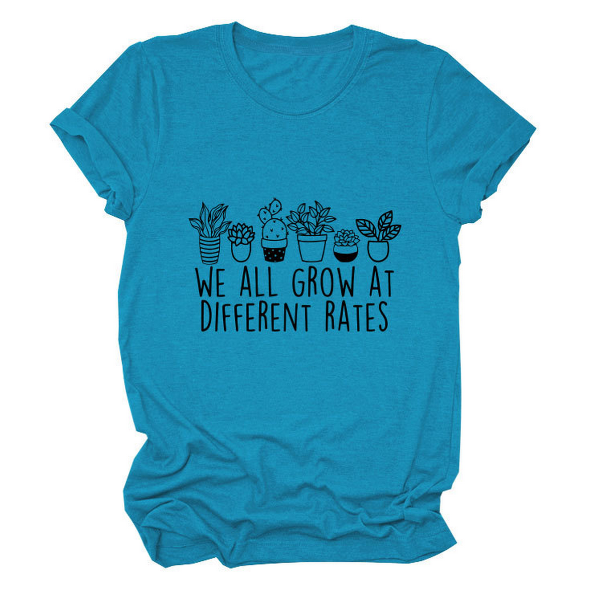 Printed Crew Neck Tee, We All Grow Graphic_CWTTS1493