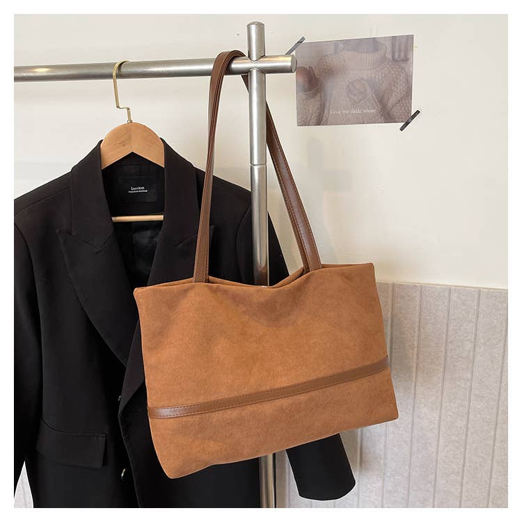 Personalized retro large-capacity tote bag