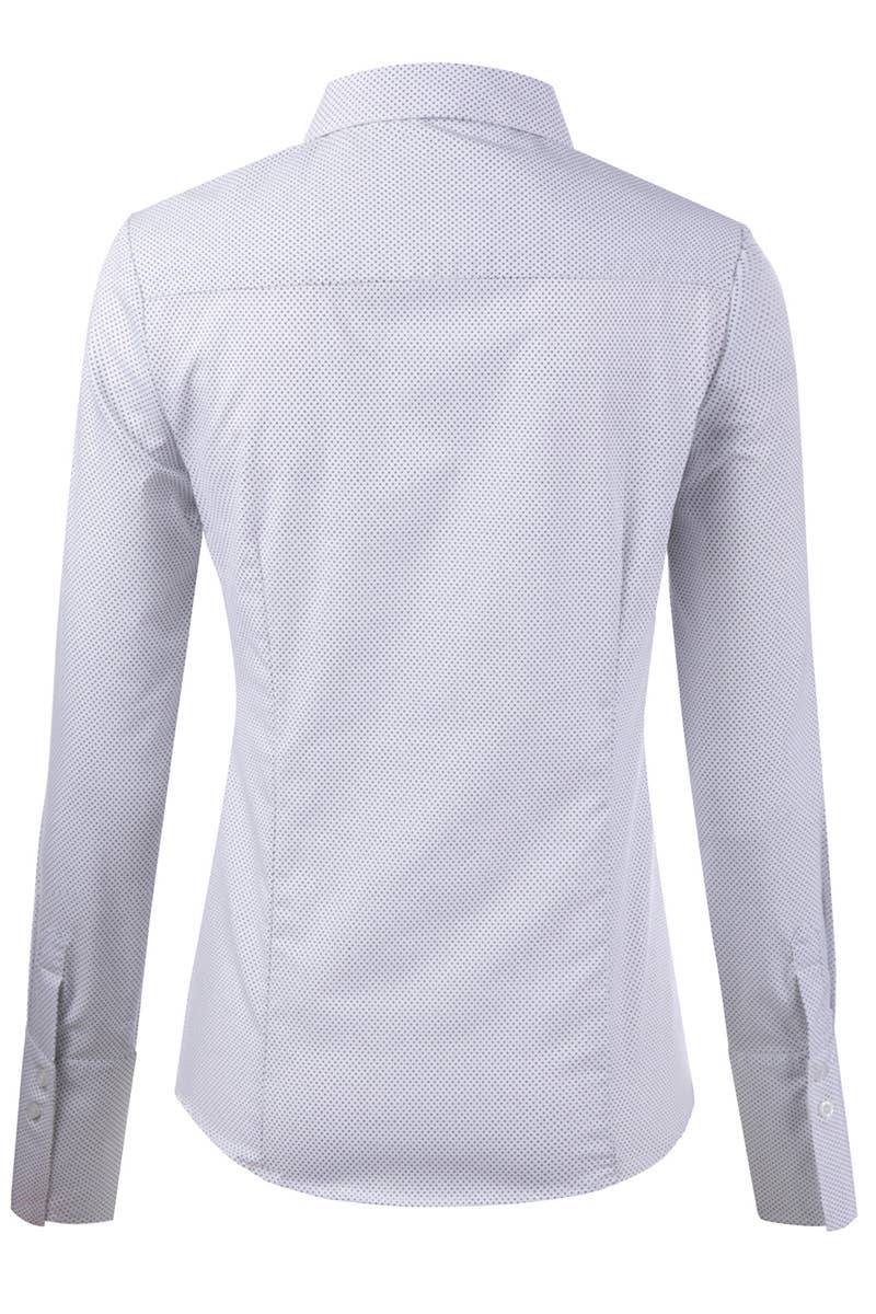 LADIES CASUAL LONG SLEEVE BUTTON UP SHIRT_CWTDSL027