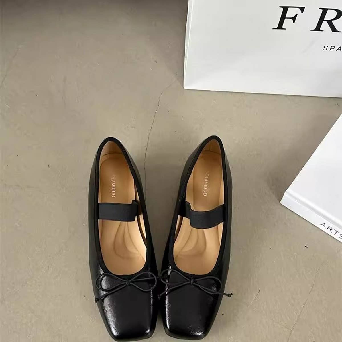 Sweet Bow Mary Jane Ballet Low Heel Shoes